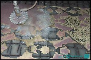 مراحل ساخت تندیس سی و سومین دوره مسابقات قرآن