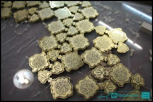 مراحل ساخت تندیس سی و سومین دوره مسابقات قرآن