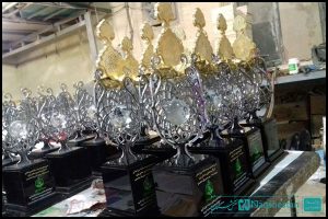 مراحل ساخت تندیس سی و سومین دوره مسابقات قرآن