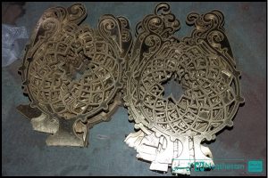 مراحل ساخت تندیس سی و سومین دوره مسابقات قرآن