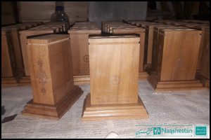 مراحل ساخت تندیس مسابقات بینالمللی قرآن کریم ویژه نابینایان