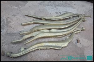 مراحل ساخت تندیس سوگواره عاشورایی سرخ و سیاه به رنگ عشق